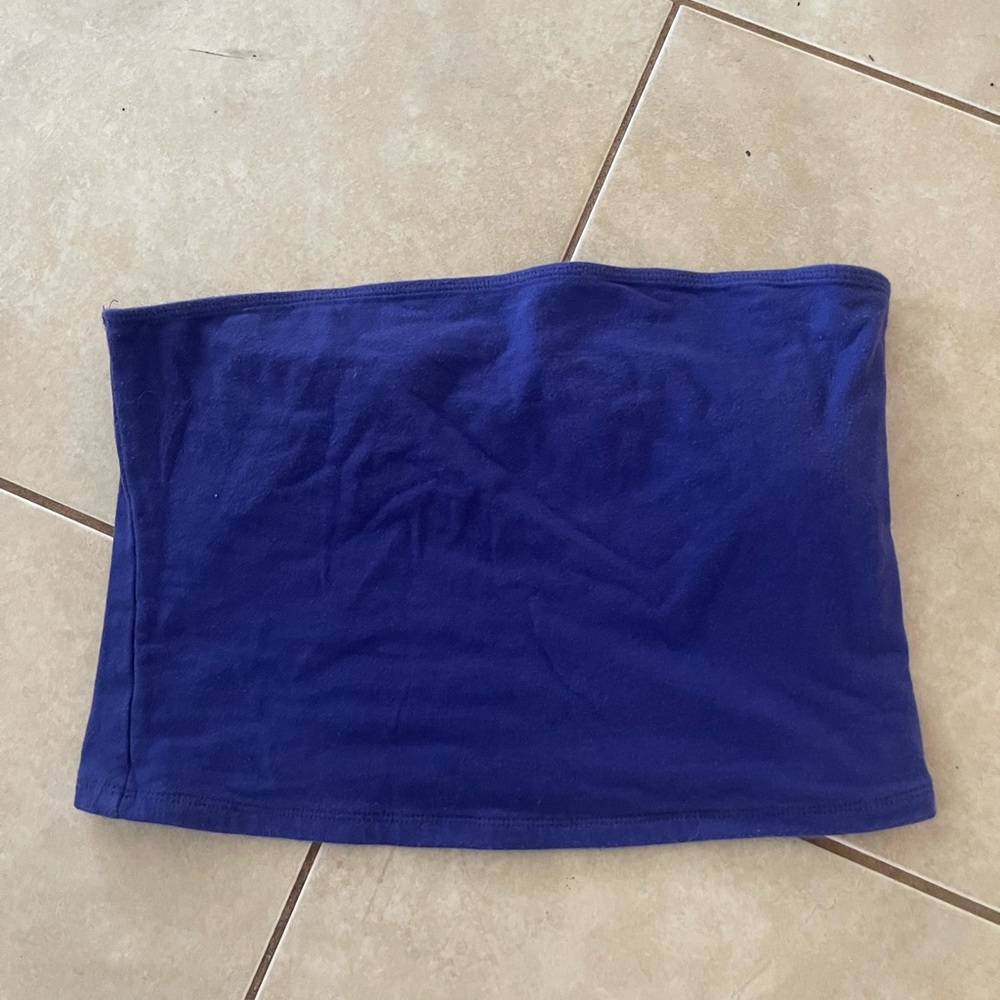 blue tub top